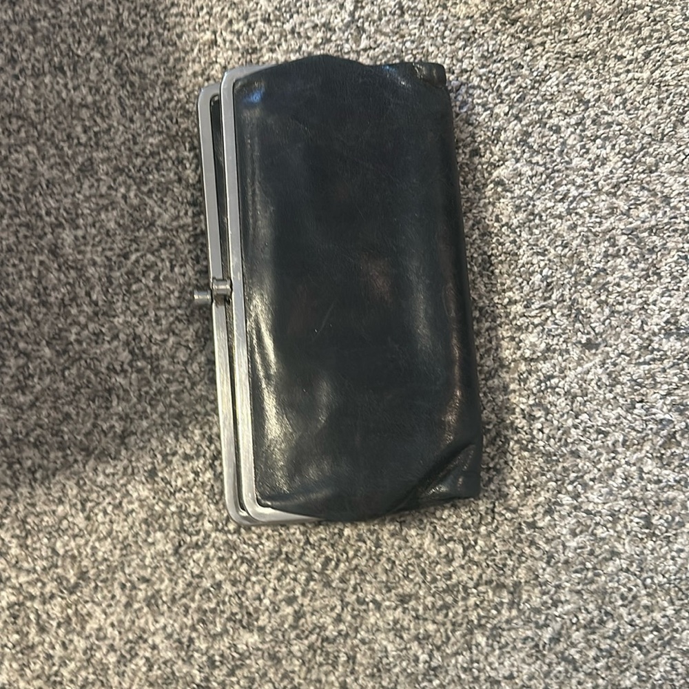 Black hobo wallet